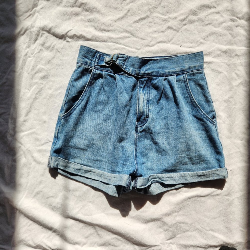 High Waisted Jean Shorts